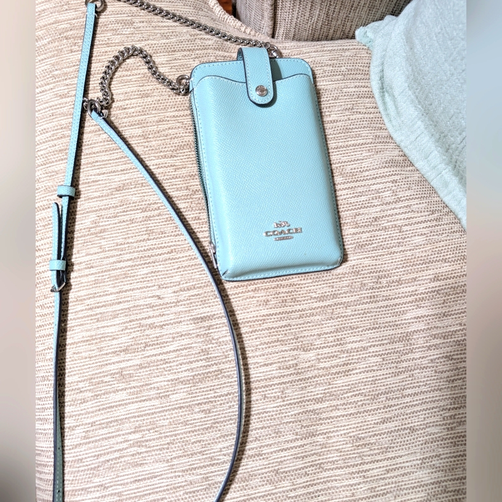 Coach Sky Blue Crossbody Bag